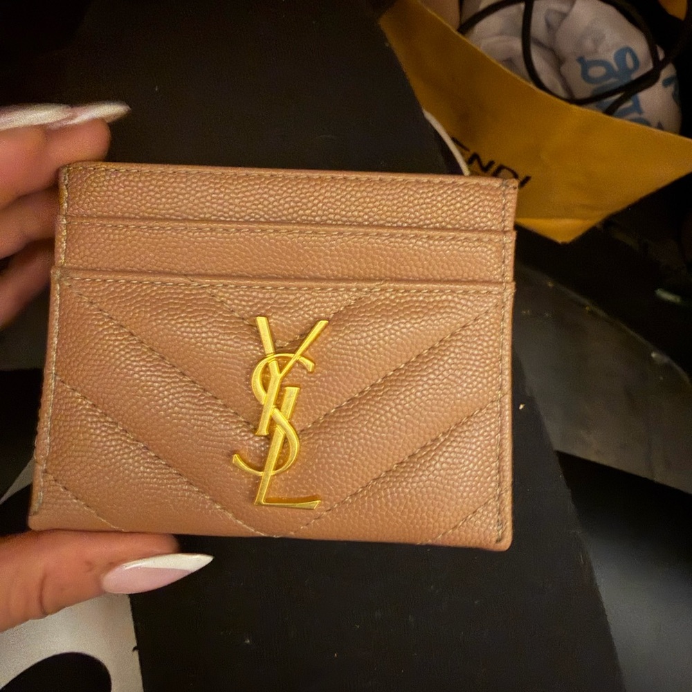 Tan Card Holder